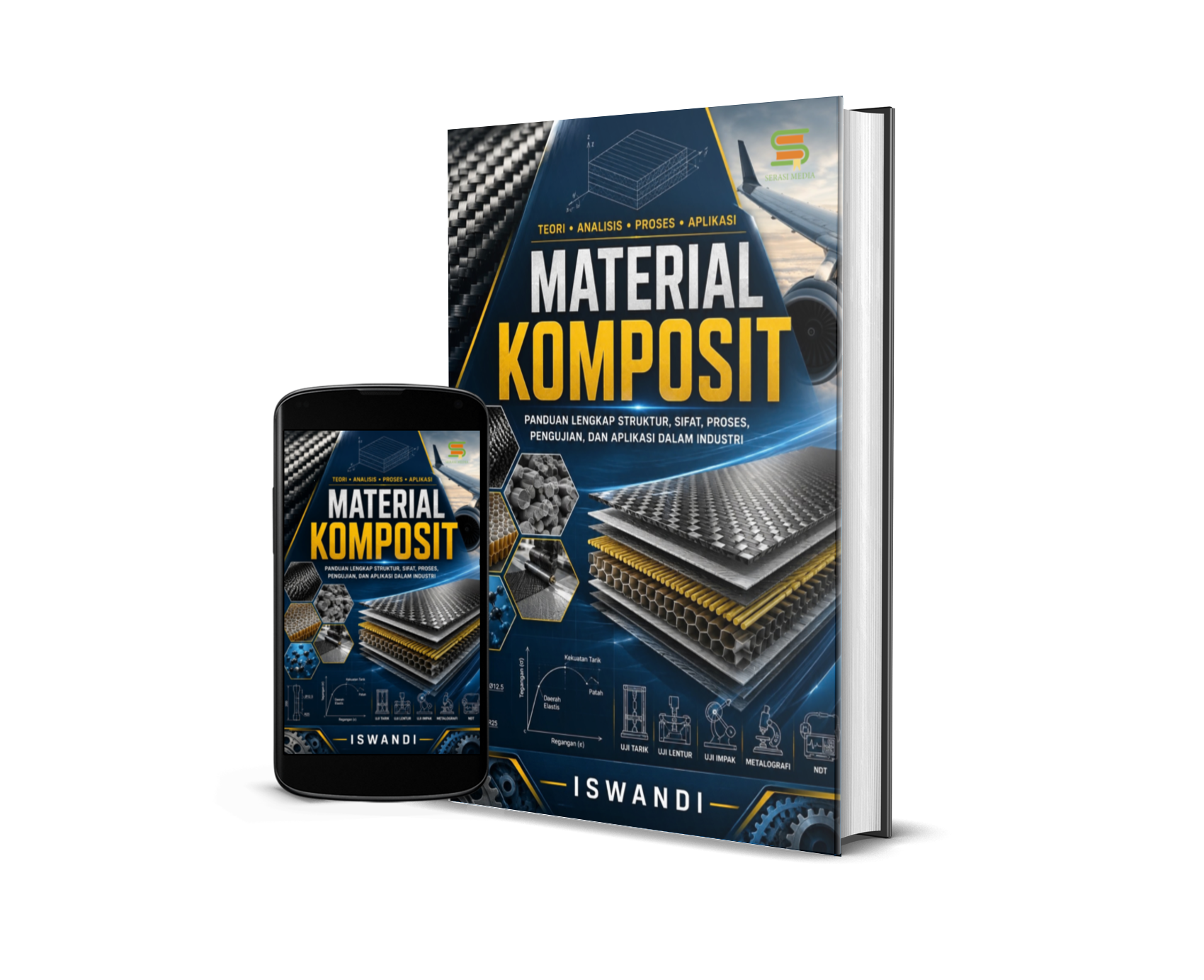 Teori, Analisis, Proses, Aplikasi, Material Komposit  “Panduan Lengkap Struktur, Sifat, Proses Pengujian, dan  Aplikasi dalam Industri”